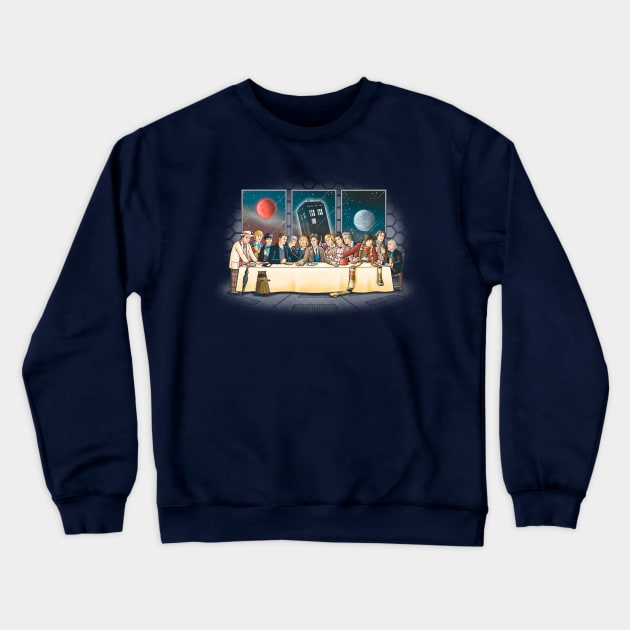 Doctor dinner Crewneck Sweatshirt by Cromanart